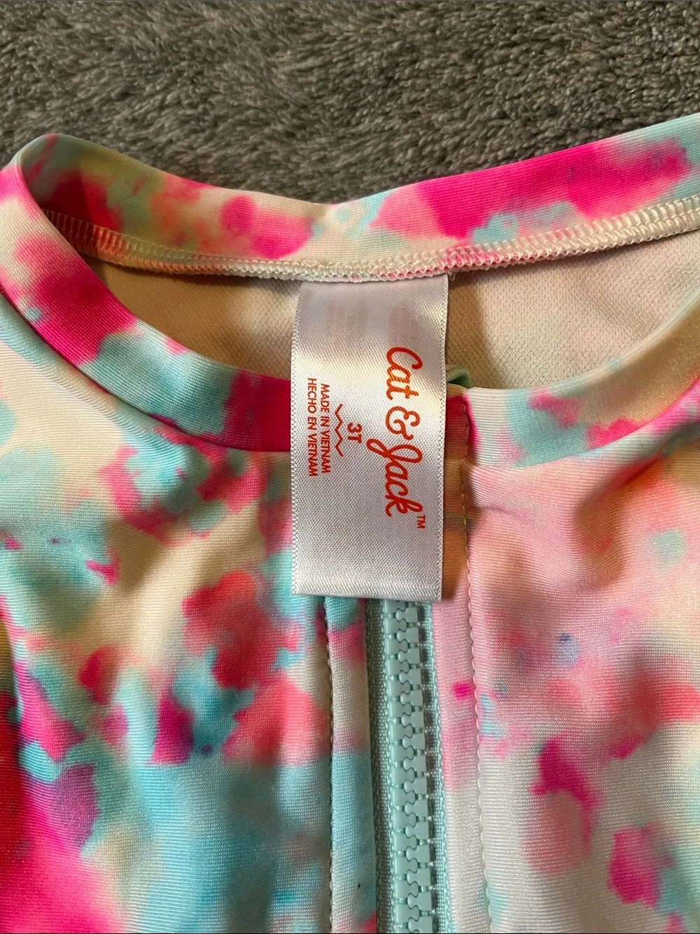 🌻3/$15 Sz 3T Cat & Jack L/S Swimsuit